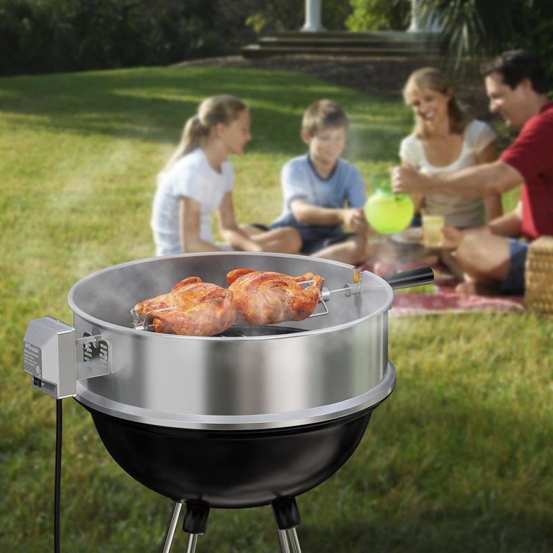 TURBRO Universal Stainless Steel Grill Rotisserie Motor, Heavy Duty 4W Replacement Motor with Waterproof On/Off Switch - Supports up to 40 lbs - CSA Certified - for Outdoor BBQ and Gatherings - Image 5